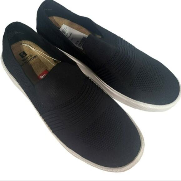 White Mountain Dynasty Sneaker Black 9.5 - Picture 3 of 4